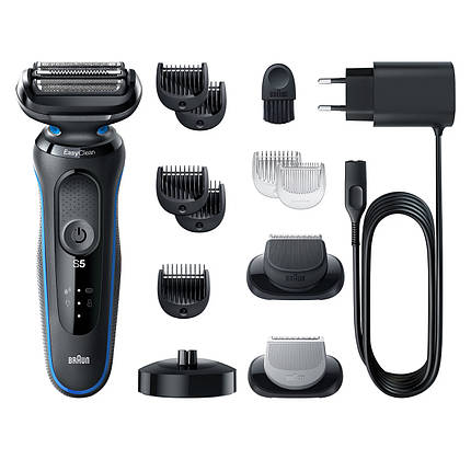 Електрична бритва Braun Series 5 51-B4650cs Black/Blue, фото 1