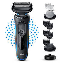 Електрична бритва Braun Series 5 51-B4650cs Black/Blue, фото 4