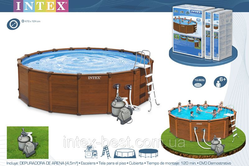 Каркасний басейн Intex 54972 (478x124 див.)