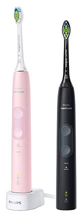 Набір електричних зубних щіток Philips HX6830/35 Sonicare ProtectiveClean 4500 Black+Pink, фото 1