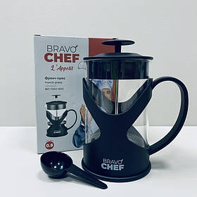 Френч-прес скляний 800 мл Bravo Chef BC-7302-800