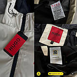 Чоловіча куртка вітровка Hugo Boss M2043 бежева, фото 11