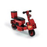 Конструктор Мопед доставника їжі, IBLOCK 78 деталей (PL-921-436-2), фото 3