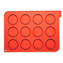 Силіконовий килимок для макаронс 30х40 см Silikomart (WOP01/C)