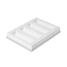 Набір силіконових форм для десертів 4 шт INSERT BUCHE 565 мл Silikomart (INSERT BUCHE/4)