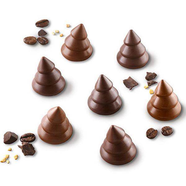 Силіконова форма для шоколаду Ялинка 8 мл Silikomart (SCG054)