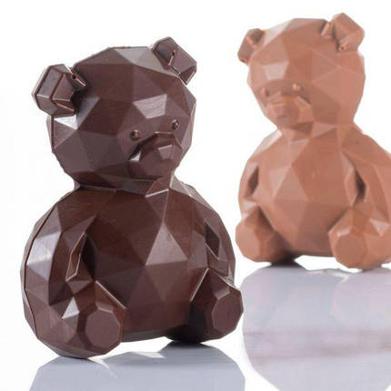 Форма для шоколаду полікарбонатна Ведмедик 110 г Martellato (MA3014), фото 2