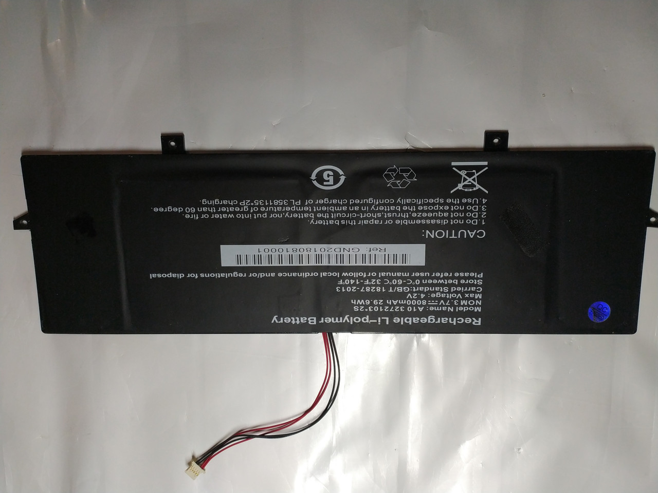Батарея Cenava FW-F142 (4,2 V-8000 mAh 29,6 Wh) A10 3272103*2S, фото 1