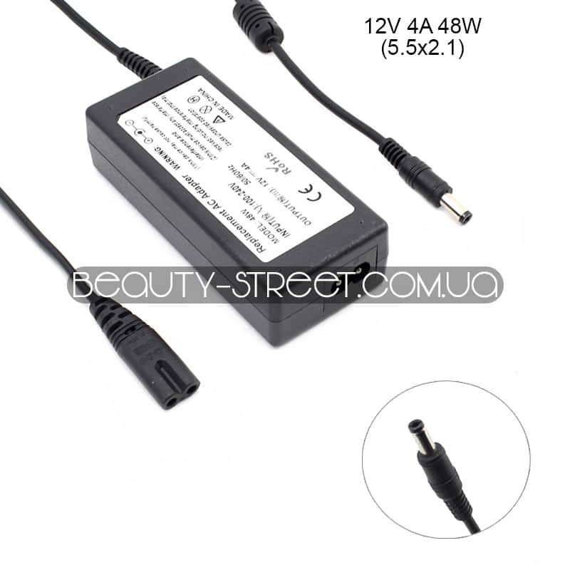 Блок живлення для LCD монітора 12V 4A 48W 5.5x2.1 (B)