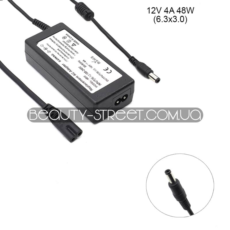 Блок питания для LCD монитора 12V 4A 48W 6.3x3.0 (B)