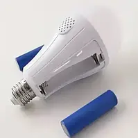 Лампочка на акумуляторі Лампа LED E27 20W +2 акумулятори