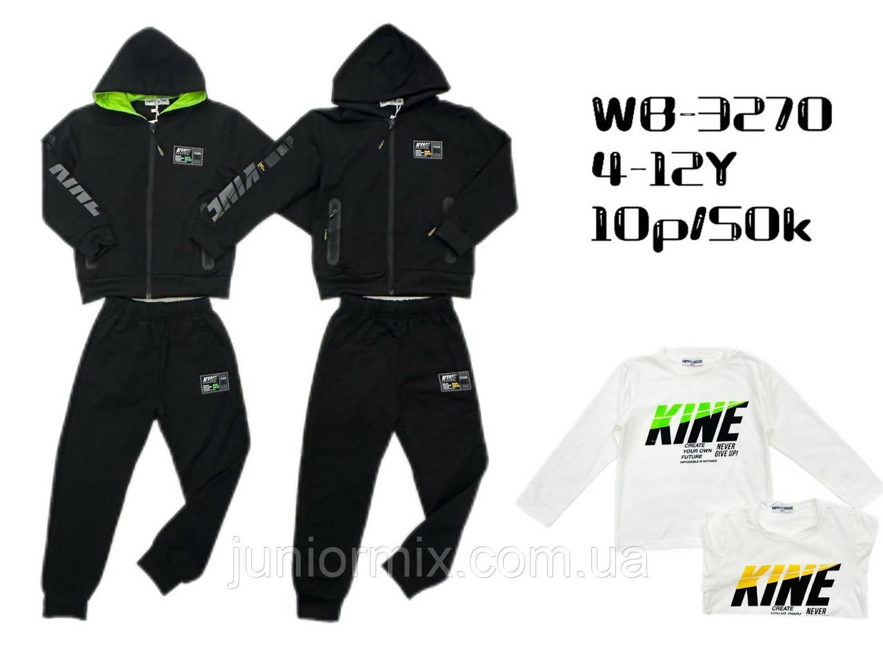 Оптом дитячі трикотажні спортивні костюми для хлопчиків Н/Н 4-12 років