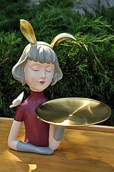 Статуетка "Дівчина з тацею", 32 см