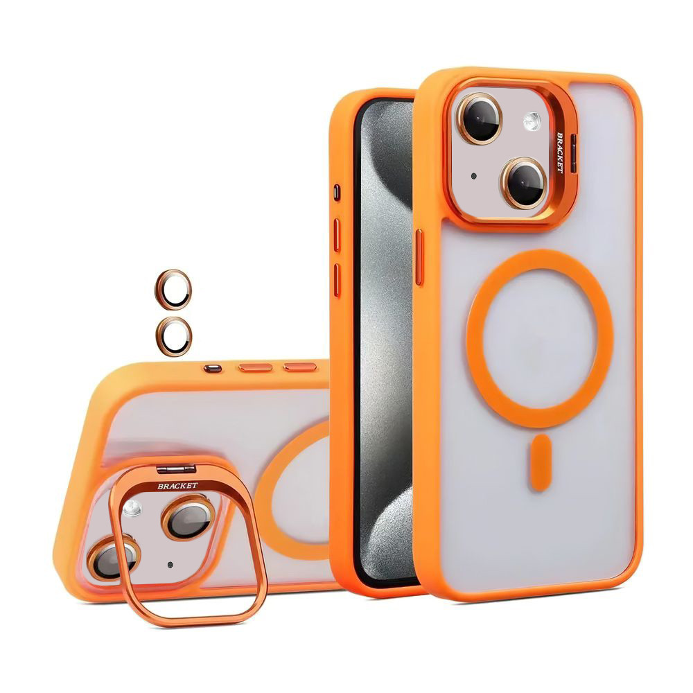 Чохол з підставкою U1 Magsafe Case для Apple iPhone 14 Orange
