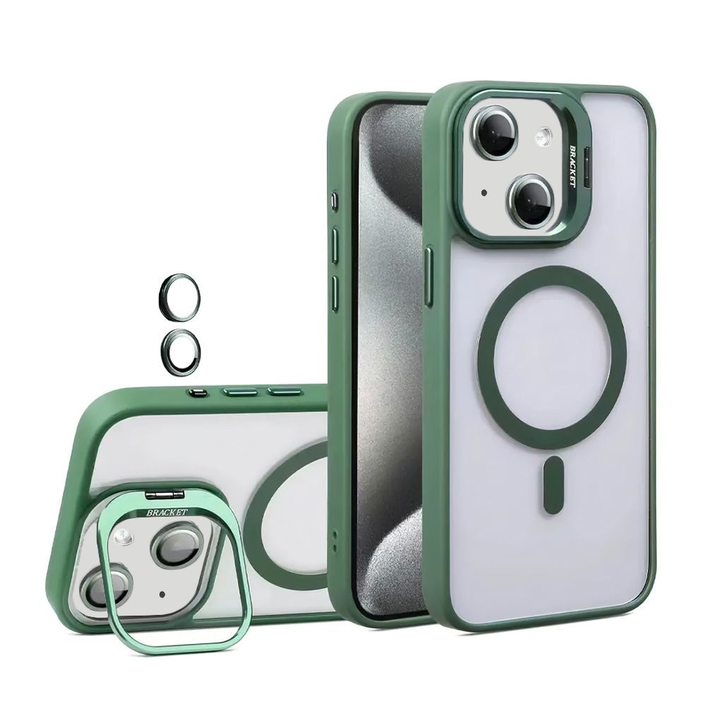 Чохол з підставкою U1 Magsafe Case для Apple iPhone 14 Green