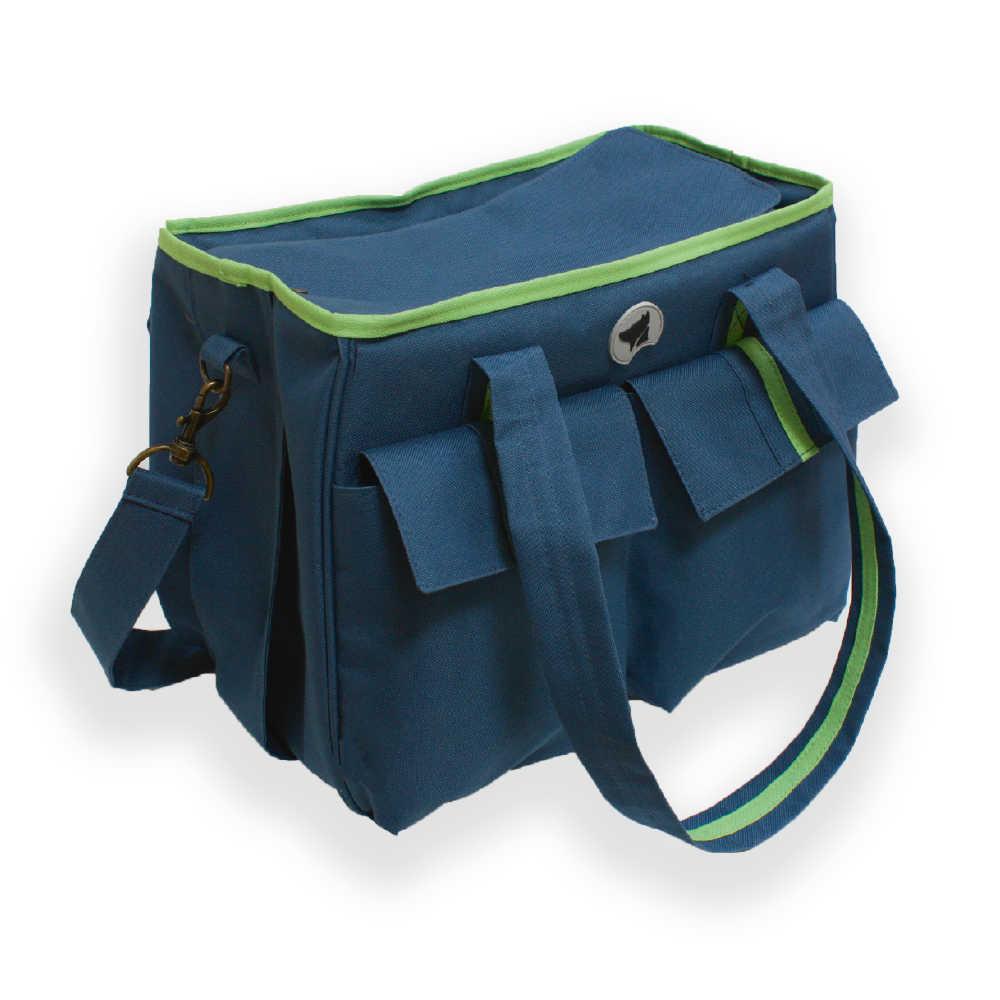 Сумка для тварини Isabellal, синій / салатовий, 38x27,5x20см (*), фото 1