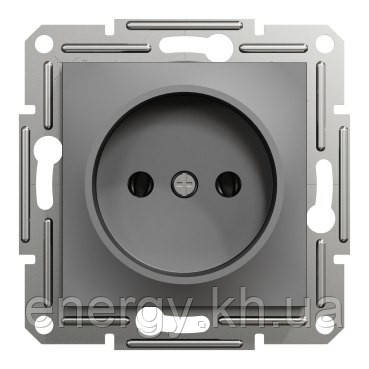 Розетка без з/к Asfora Plus EPH3000171 Антрацит