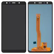 Дисплей Samsung A7 2018 Galaxy A750 + сенсор чорний OLED | модуль