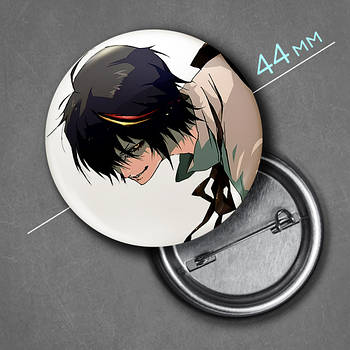 "Діабло (Про моє переродження в слиз / TenSura)" значок круглий на булавці Ø44 мм