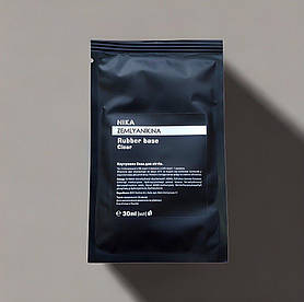 Камуфлююча база для нігтів Rubber Base Nika Zemlyanikina у пакетику, 30 мл
