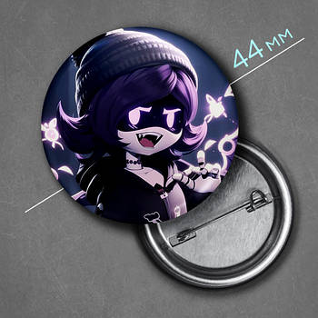 "Узі  (Дрони-вбивці / Murder Drones)" значок круглий на булавці Ø44 мм