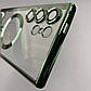 Чохол бампер Wave для Samsung Galaxy S24 Ultra Metal Colour MagSafe Green, фото 5