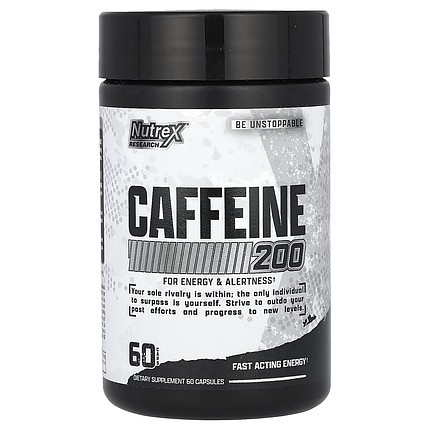 Кофеїн Nutrex Caffeine 200 60 caps, фото 1