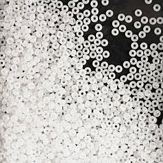 Бісер чеський Preciosa 02090, алебастровий, білий (10 г)