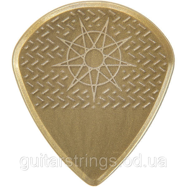 Медиатор Dunlop 471RMT Mick Thomson Jazz III Max Grip Custom Gold Nylon 1.38 mm, фото 1