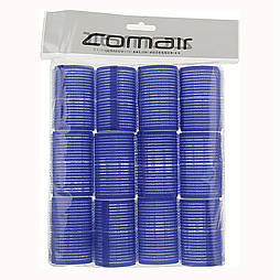 Бігуді на липучці Comair сині 12 шт