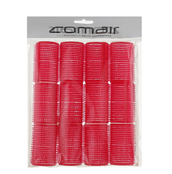 Бігуді на липучці Comair червоні 12 шт