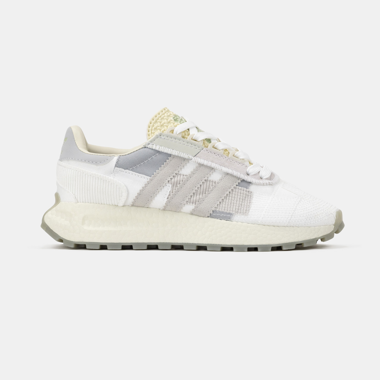 Кросівки Adidas Retropy E5 White Grey Beige / Адідас Ретропі Е5 Білі з Сірим та Бежевим