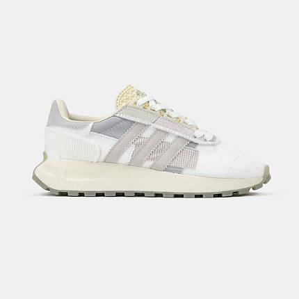 Кросівки Adidas Retropy E5 White Grey Beige / Адідас Ретропі Е5 Білі з Сірим та Бежевим, фото 1