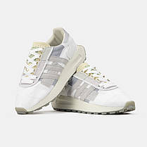 Кросівки Adidas Retropy E5 White Grey Beige / Адідас Ретропі Е5 Білі з Сірим та Бежевим, фото 6