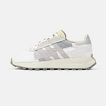 Кросівки Adidas Retropy E5 White Grey Beige / Адідас Ретропі Е5 Білі з Сірим та Бежевим, фото 3