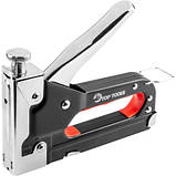 Популярний! Степлер будівельний Top Tools + антистеплер 6-14 мм, тип скоб J/53 (41E915) - Краща якість тільки на Nukleon.com.ua, фото 3