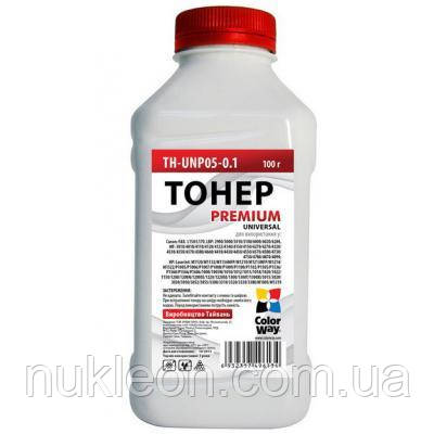Популярний! Тонер HP LJ P1005/1102/1010/2035 Premium Universal ColorWay (TH-U05-0.1) - Краща якість тільки на Nukleon.com.ua