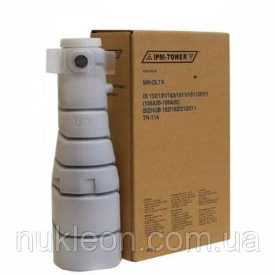 Популярний! Тонер-картридж IPM Konica Minolta TN-114/TYPE105A/105B/106A/106B/302A/302B 413г (TKMN13) - Краща якість тільки на
