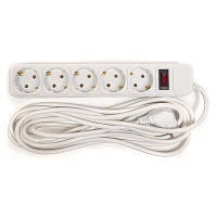 Популярний! Мережевий фільтр живлення PowerPlant 5 м, 5 розеток, евростандарт (JY-1056/5) (PPSA10M50S5) - Краща якість тільки на