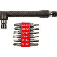 Популярний! Набір біт Top Tools прецизійні, з тримачем, 13 шт (39D389) - Краща якість тільки на Nukleon.com.ua