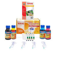 Популярний! Комплект перезаправних картриджів WWM Epson Stylus TX210/TX219/TX410/TX419 (RC.T073N-1) - Краща якість тільки на