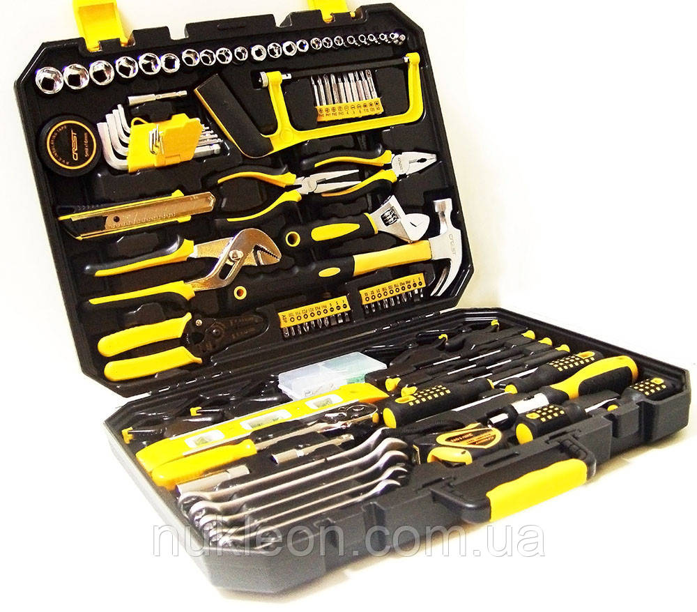 Популярний! Набір інструментів Crest tools 168 предметів, у валізі - Краща якість тільки на Nukleon.com.ua