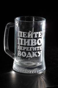 Нанесення логотипу на келихи, чарки, скляний посуд., фото 3