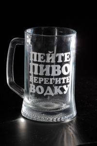Нанесення логотипу на келихи, чарки, скляний посуд., фото 5