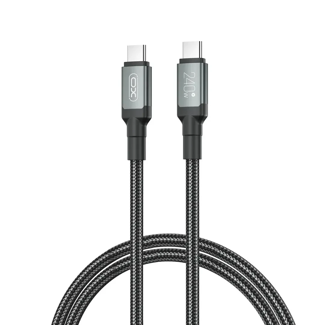 Дата-кабель XO NB-Q264A Type-C (тато) - Type-C (тато), 1m Black