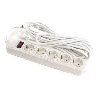 Популярний! Мережевий фільтр живлення PowerPlant 7 м, 5 розеток, 3x1.5мм2, евростандарт (JY-1056/7) (PPSA10M70S5B) - Краща якість