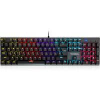 Популярний! Клавіатура Vinga KBGM-101 LED Red Switch USB Black (KBGM-101 Black) - Краща якість тільки на Nukleon.com.ua