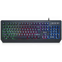 Популярний! Клавіатура REAL-EL 7001 Comfort Backlit Black - Краща якість тільки на Nukleon.com.ua