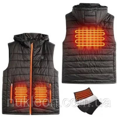 Популярний! Жилет з підігрівом 2E Heat Power Plus Black L (2E-HVHPPL-BK) - Краща якість тільки на Nukleon.com.ua