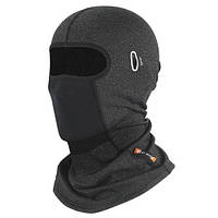 Популярний! Балаклава флісова зимова West Biking, підшоломник еластичний 26x41см, сіра - Краща якість тільки на Nukleon.com.ua